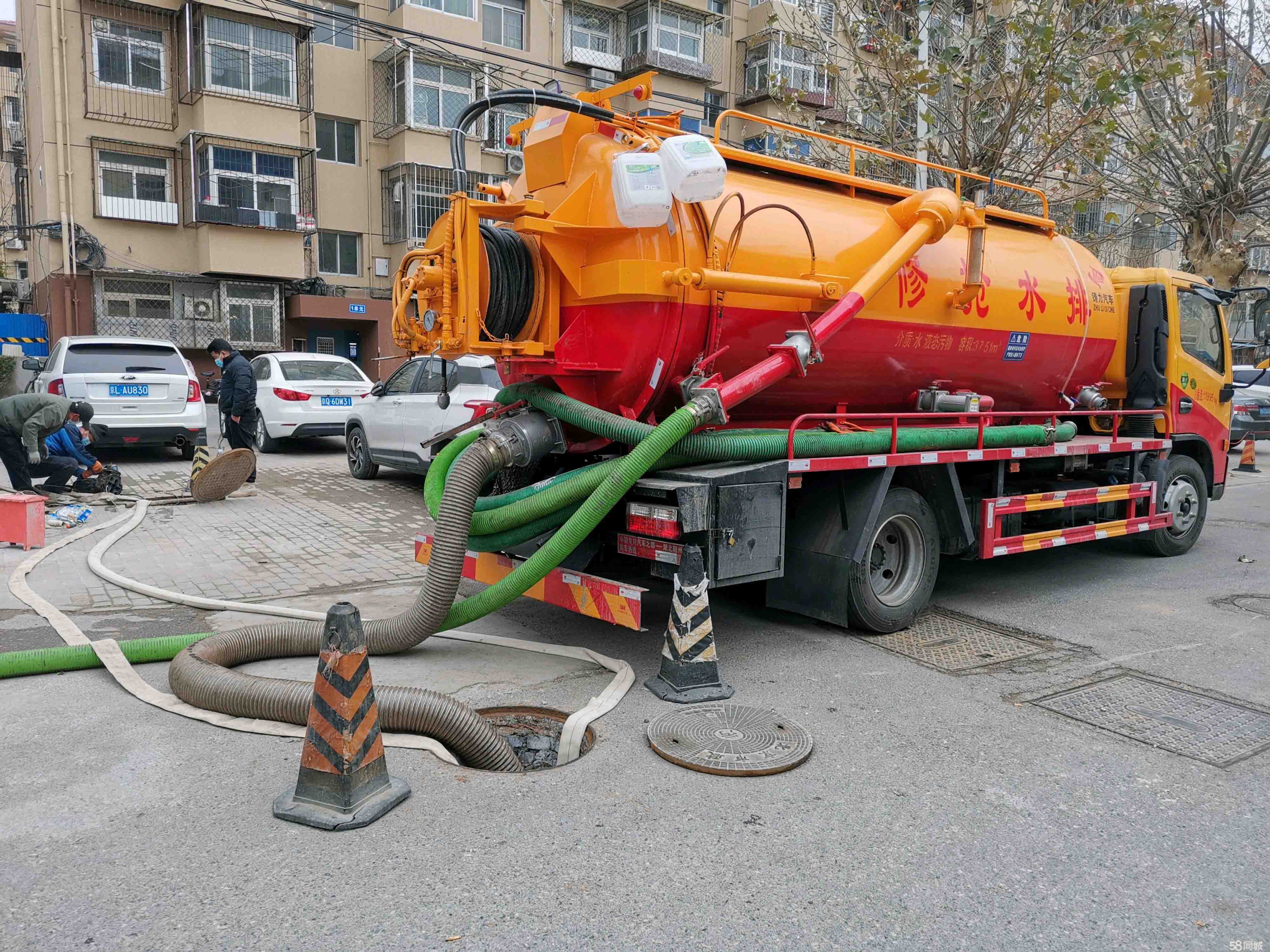 寒亭抽粪吸污